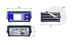Stresstech Rollscan 350 - wymiary
